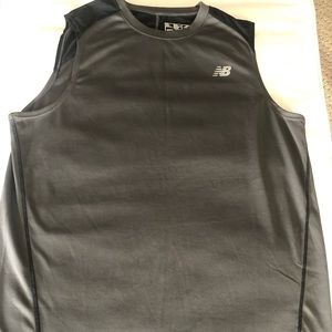 New Balance Sleeveless TShirt Grey Size XL